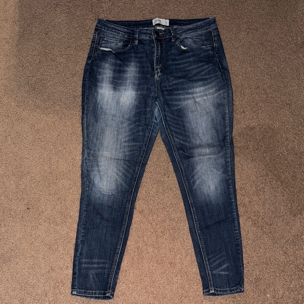Mudd Women's Dark Blue Skinny Jeans